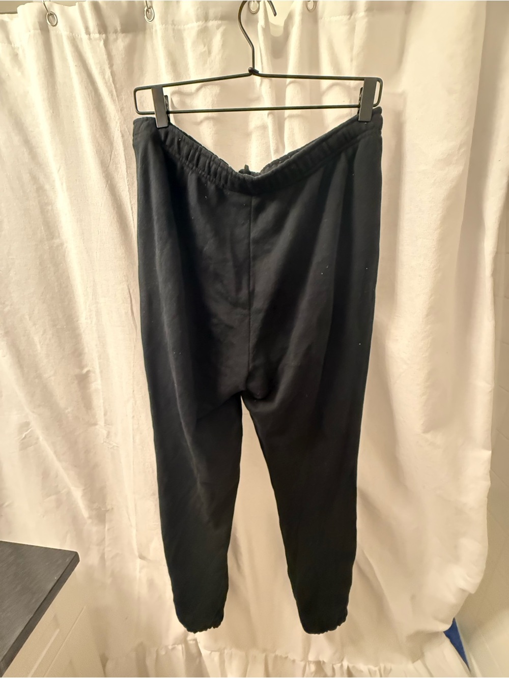 Black Drawstring Sweatpants - Picture 2 of 3